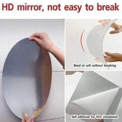 Oval Shape & Square Shape Mirror  ( buy 1 get 1 free )